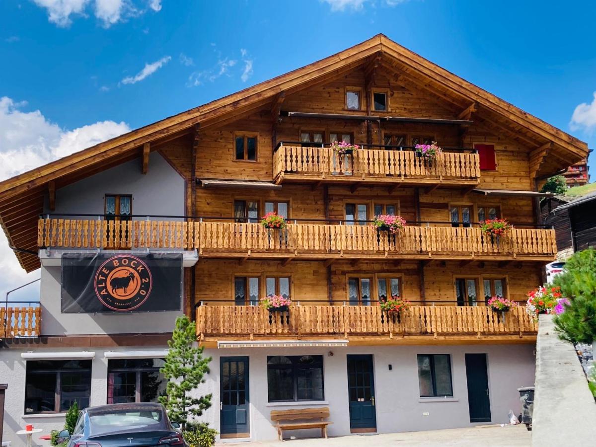 Bed and Breakfast Alte Bock 2.0 Grächen Esterno foto